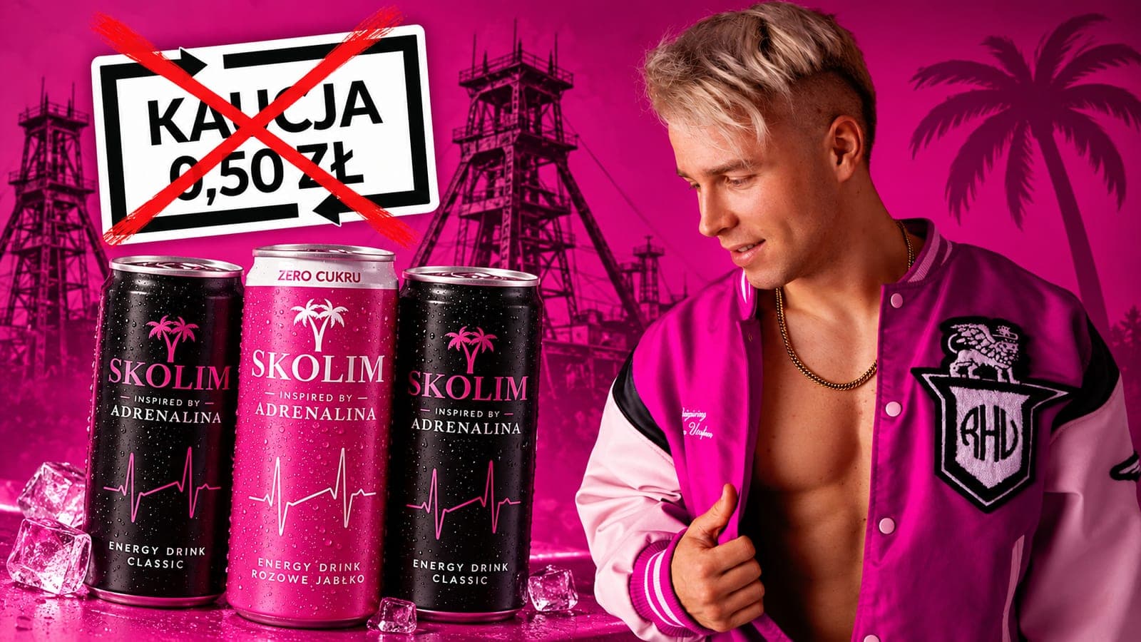 Skolim - disco polo, napoje, koktajle, Biedronka, tropikalne, król latino