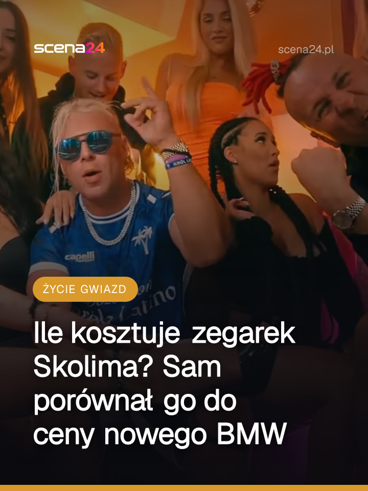 Ile kosztuje zegarek Skolima? Sam porównał go do ceny nowego BMW