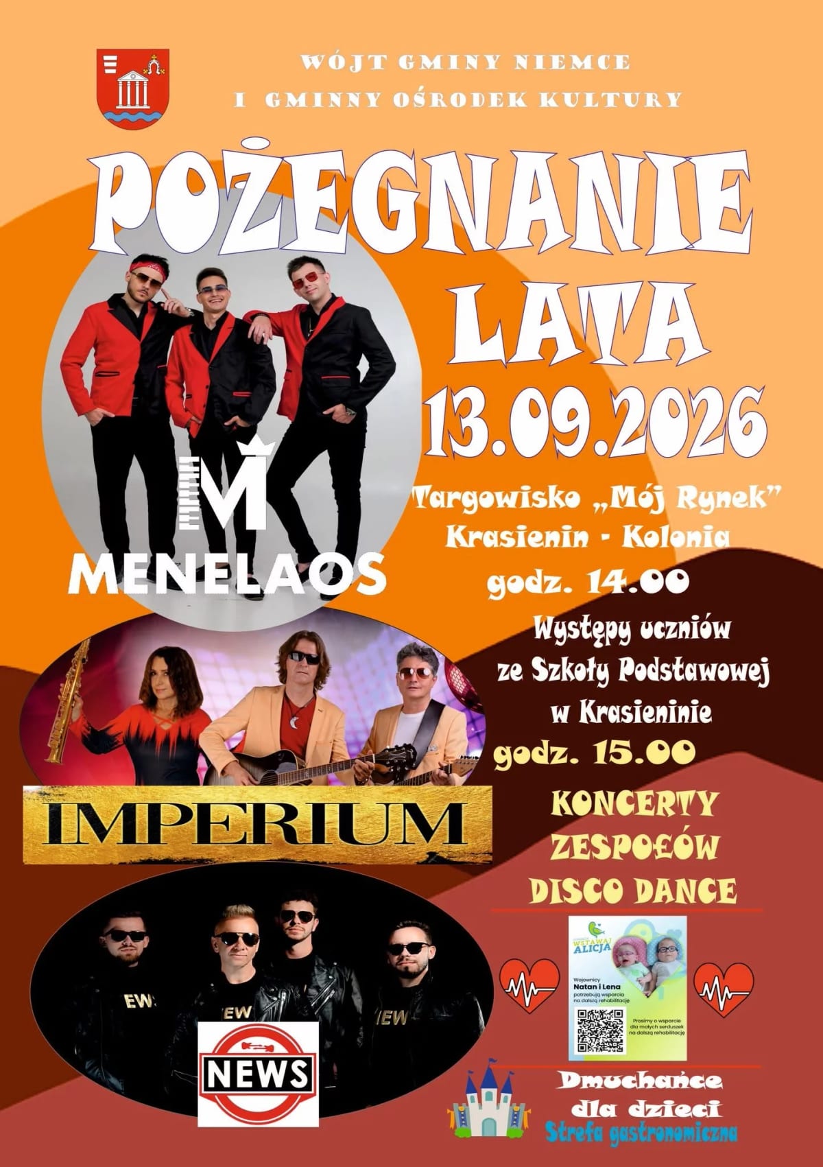 Plakat: Pożegnanie Lata w Krasieninie-Kolonii 2026