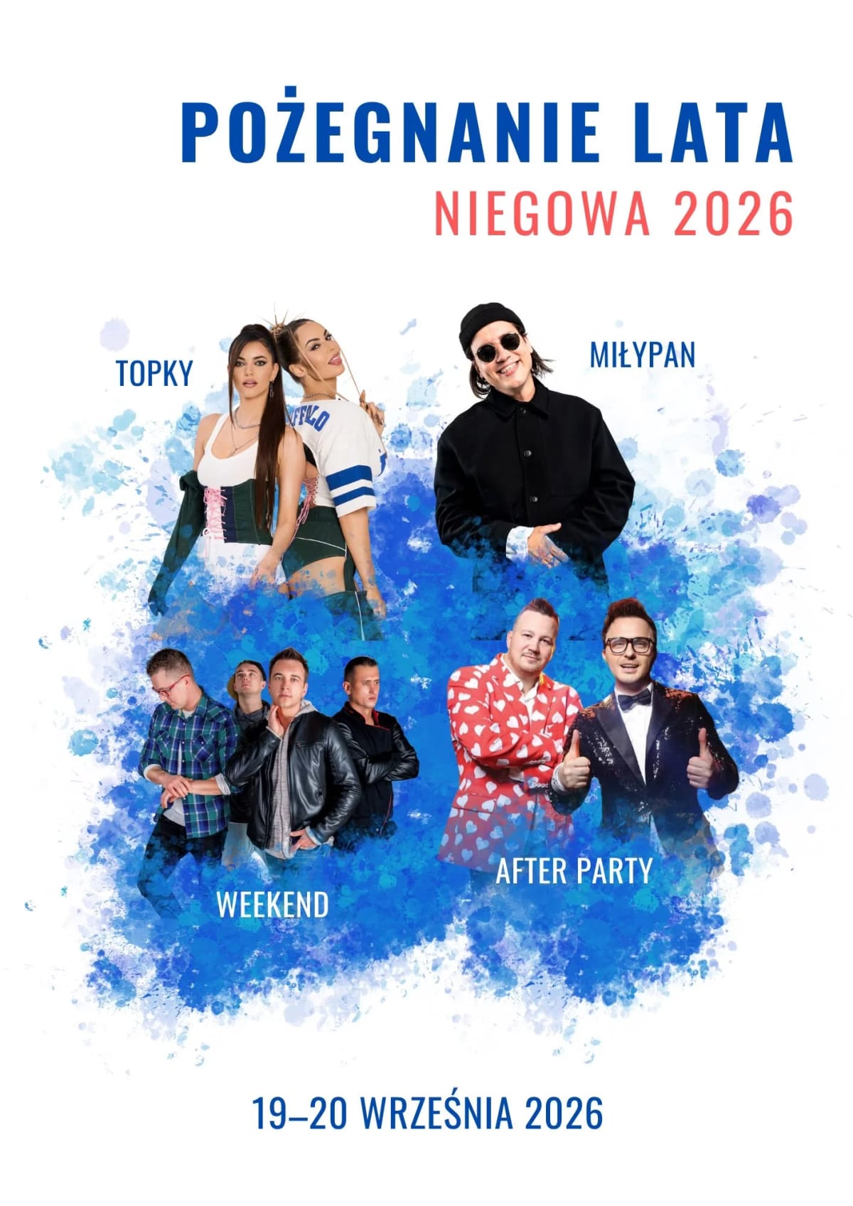 Plakat: Pożegnanie Lata Niegowa 2026 (19–20 września)