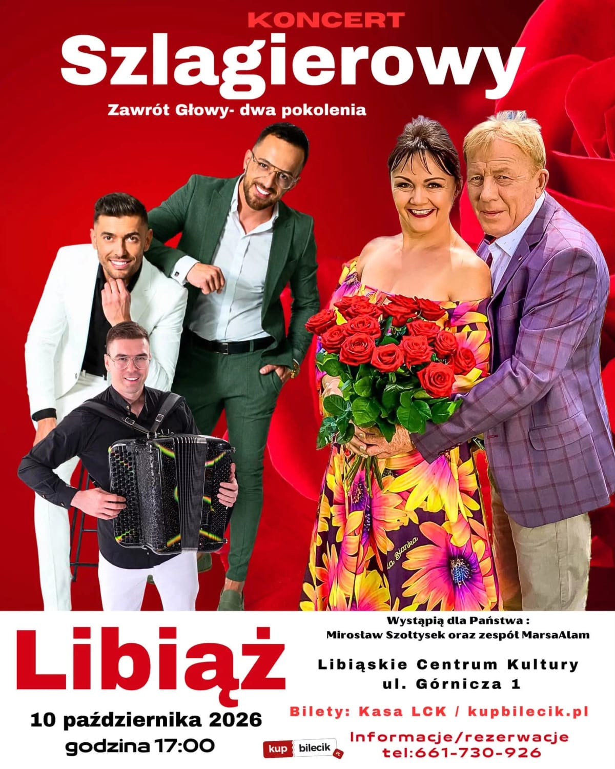 Plakat: Koncert Szlagierowy w Libiążu 2026